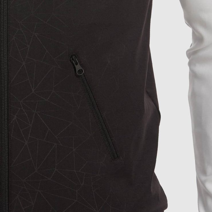 Signature Zip Up Jacket - Black and White